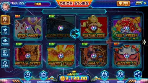 orion stars online play
